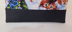 Kitten Print Cotton Pouch - Zippered Bag