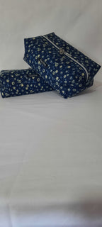 Cotton Travel Organizer Bag - Cosmetics, Jewelry & Essentials