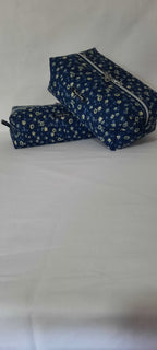 Cotton Travel Organizer Bag - Cosmetics, Jewelry & Essentials