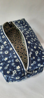 Cotton Travel Organizer Bag - Cosmetics, Jewelry & Essentials