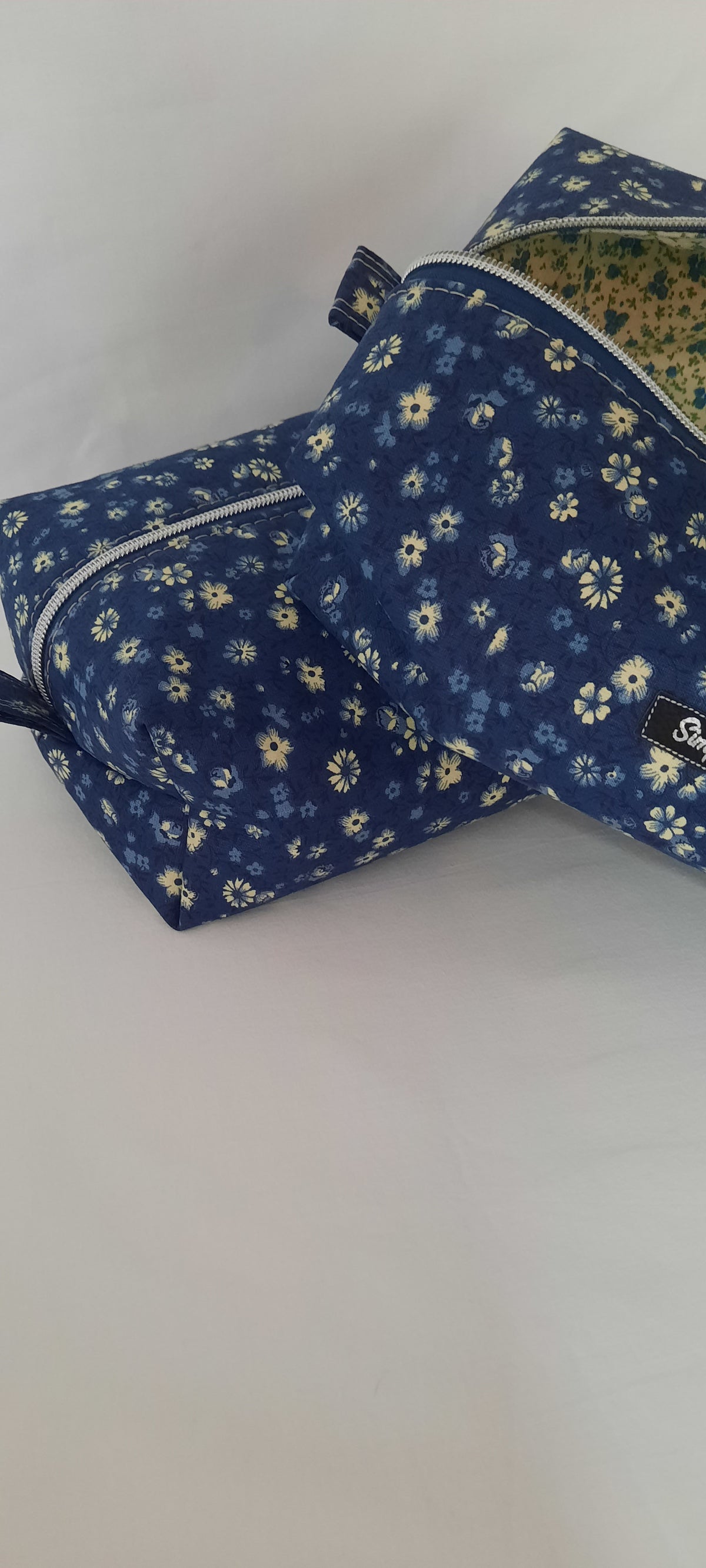 Cotton Travel Organizer Bag - Cosmetics, Jewelry & Essentials