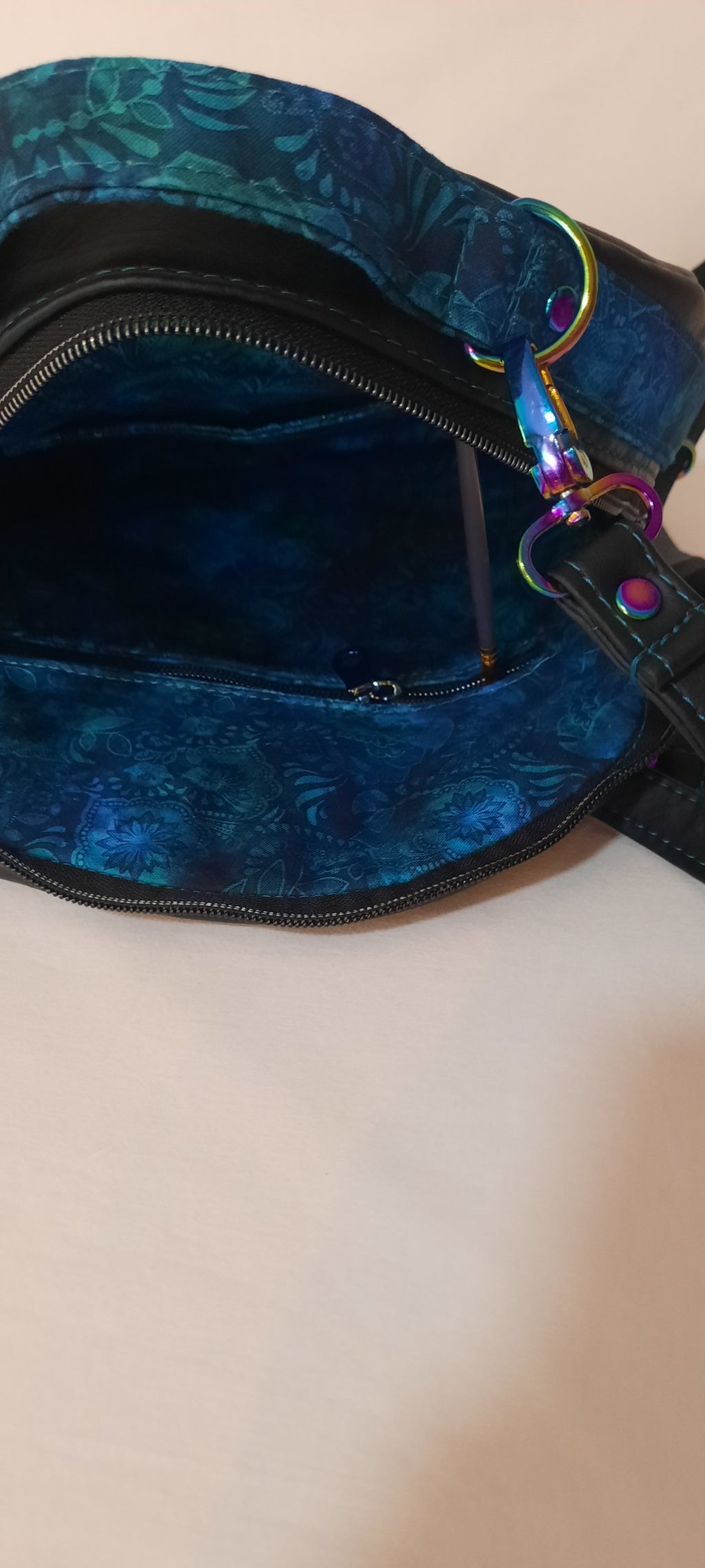 Black Mini Backpack-Crossbody