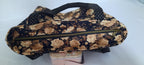 Quilted Rose Tote Bag – Structured Shoulder Purse