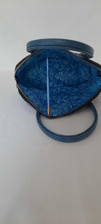 Mini Bowler Bag – Fabric & Vinyl Forearm Purse